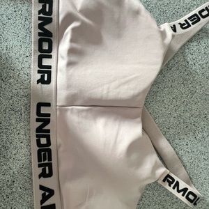Under armour sports bra in light pink